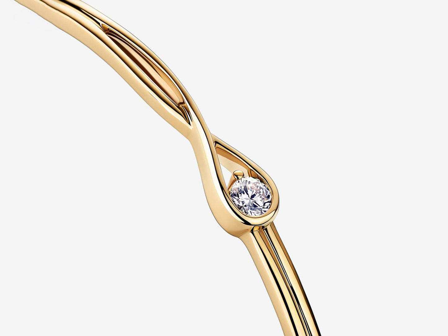 Lab-grown Diamond Bangle 0.50 carat tw 14k Gold