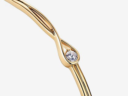 Lab-grown Diamond Bangle 0.50 carat tw 14k Gold
