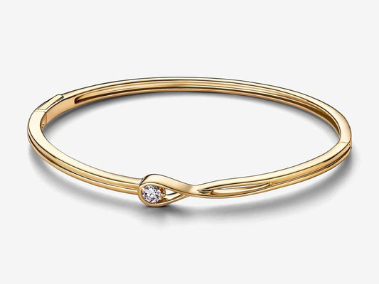Lab-grown Diamond Bangle 0.25 carat tw 14k Gold