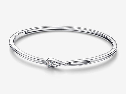 Lab-grown Diamond Bangle 0.50 carat tw 14k White Gold