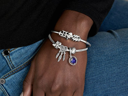 Barrel Clasp Snake Chain Bracelet
