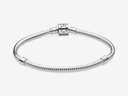 Barrel Clasp Snake Chain Bracelet