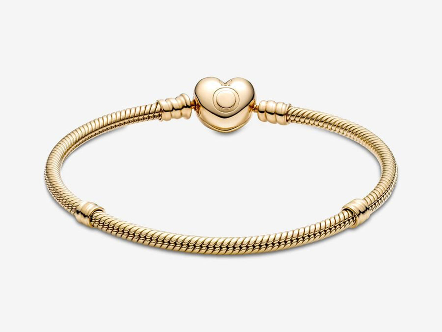 Heart Clasp Snake Chain Bracelet