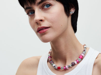 Heart Clasp Snake Chain Necklace