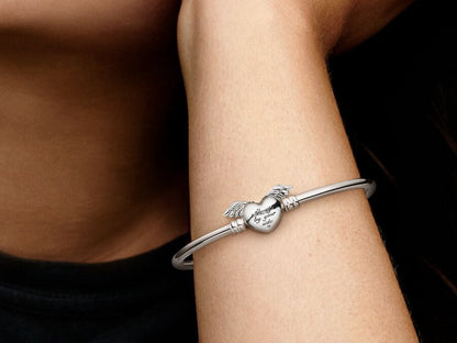 Winged Heart Bangle