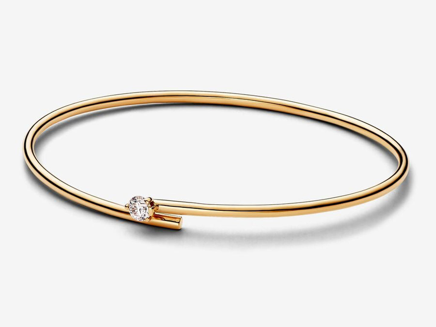 Lab-grown Diamond Open Bangle 0.25 carat tw 14k Gold