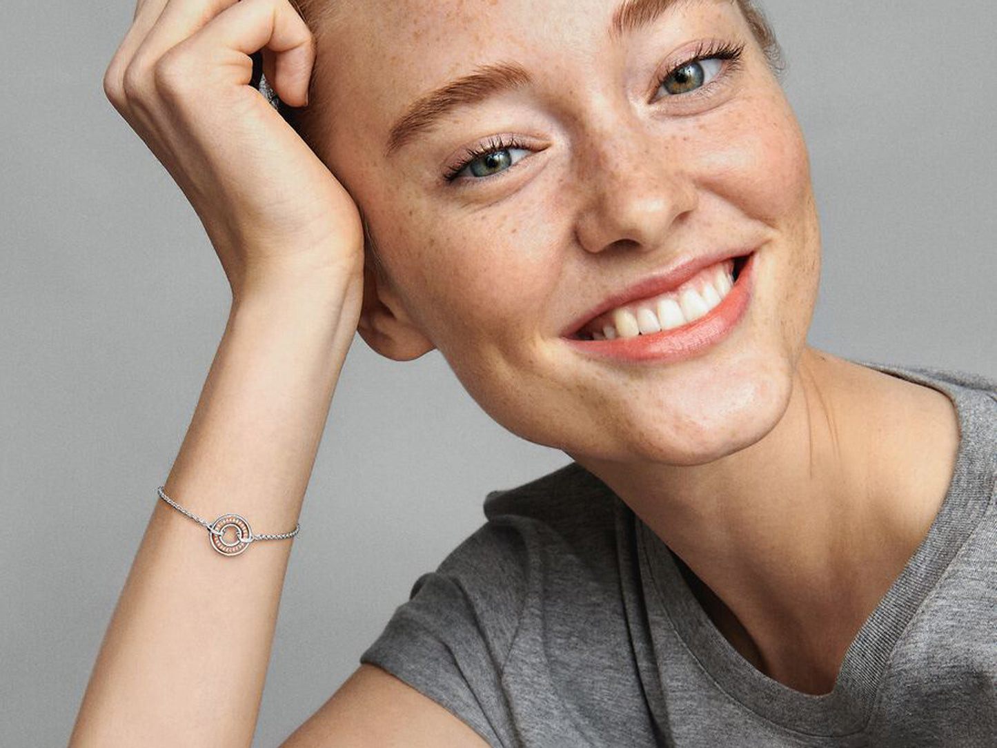 Two Two-tone Logo & Pavé Chain Bracelet