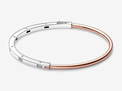 Two-tone Pavé Bangle