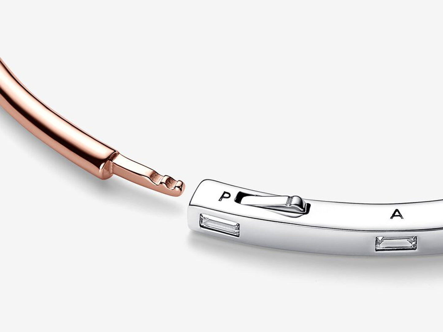 Two-tone Pavé Bangle