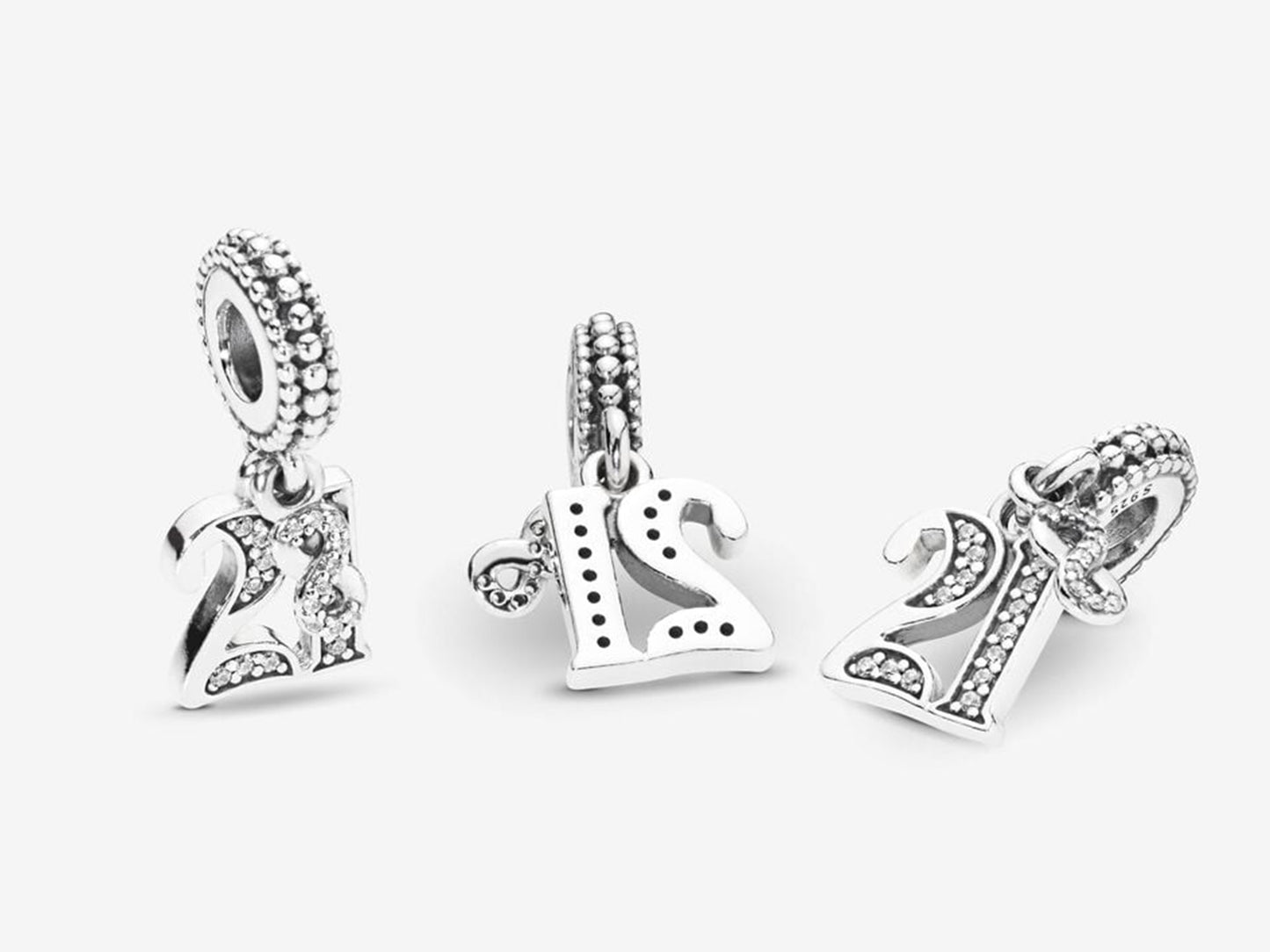 21st Celebration Dangle Charm