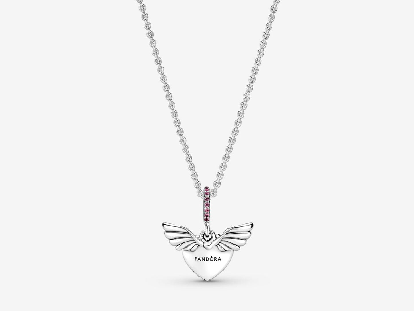 Angel Wings Heart Necklace