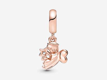 Heart Winged Angel Dangle Charm