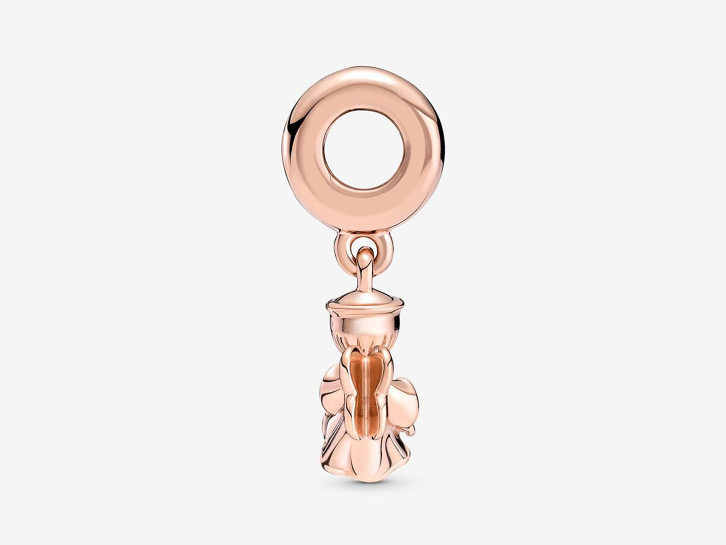 Heart Winged Angel Dangle Charm