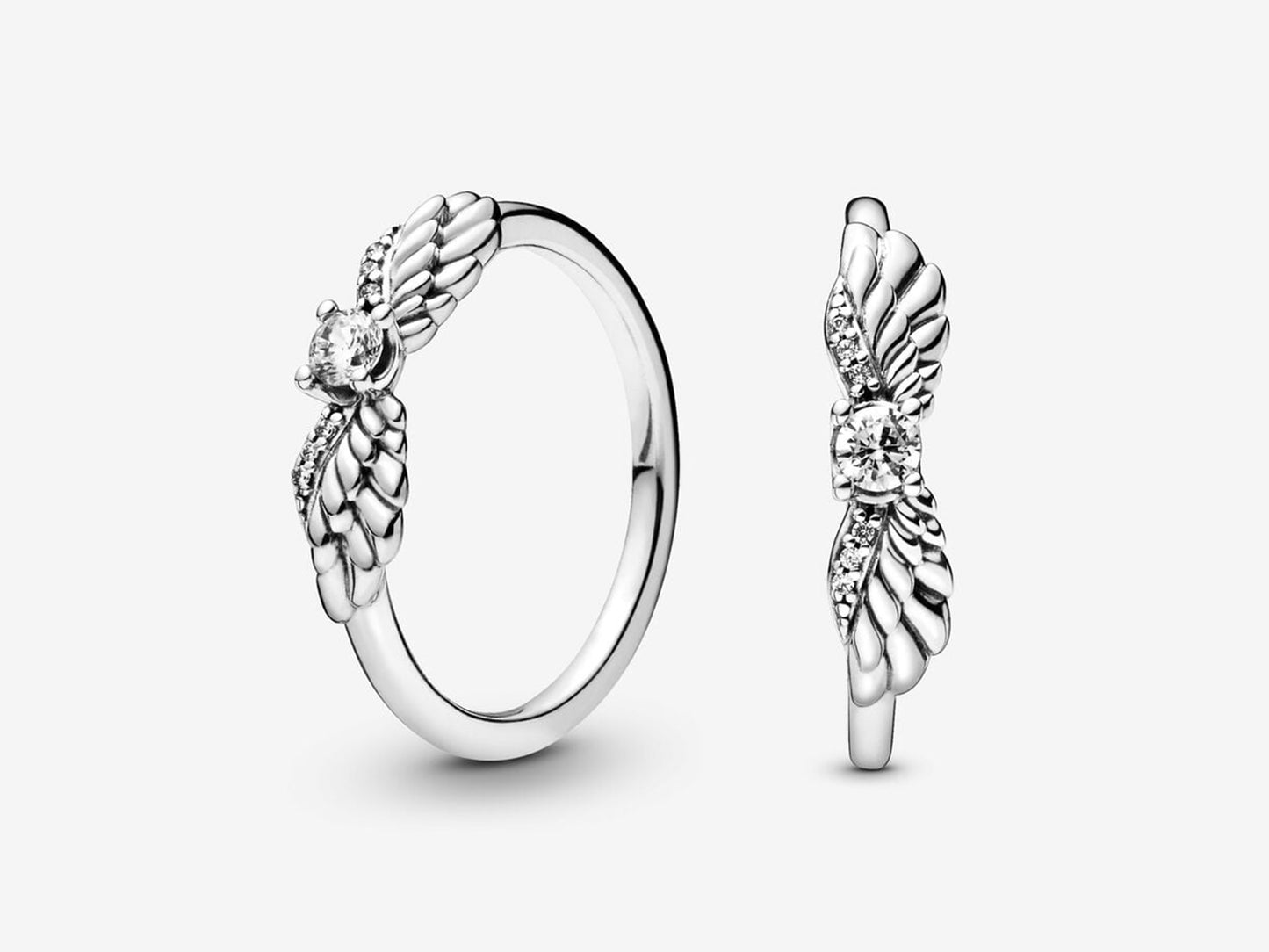 Sparkling Angel Wings Ring