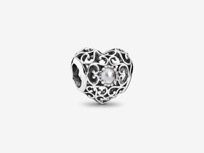 April Crystal Charm
