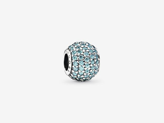 Aqua Radiance Pavé Charm