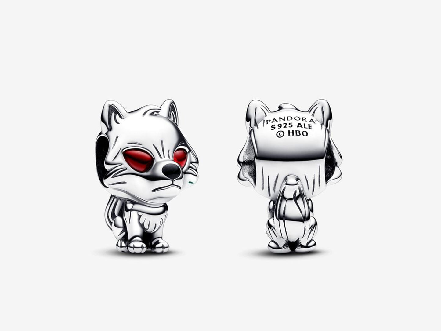 Game of Thrones Ghost Direwolf Charm