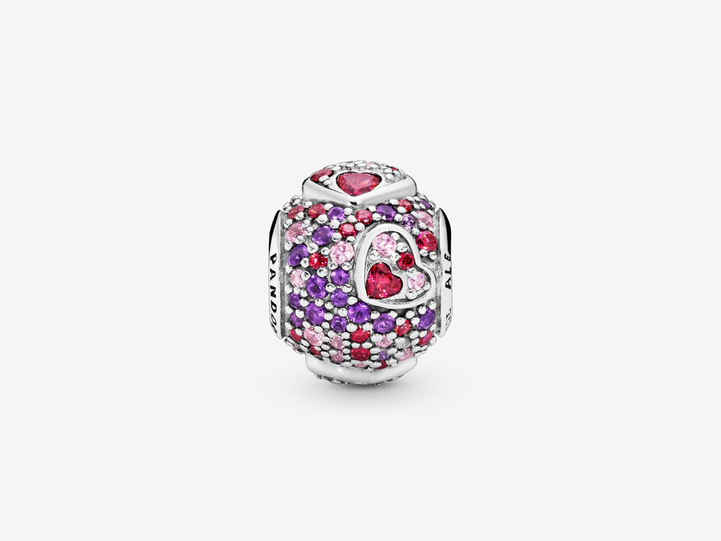 Asymmetric Heart Pavé Charm