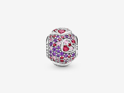 Asymmetric Heart Pavé Charm