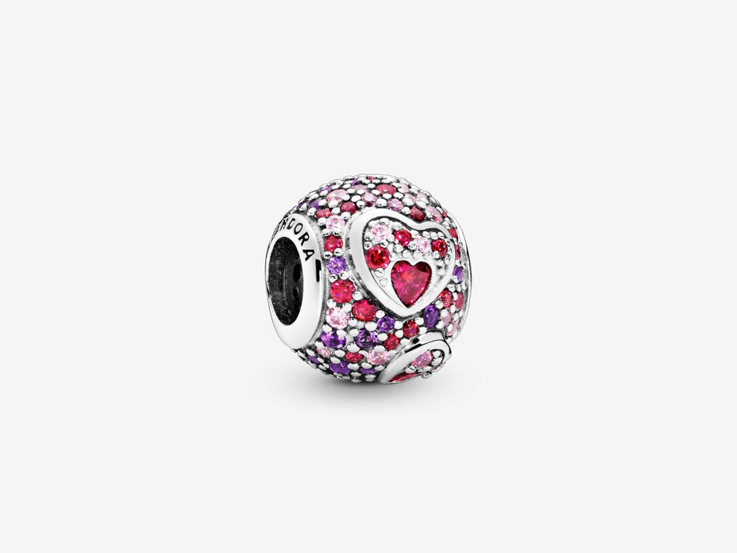 Asymmetric Heart Pavé Charm