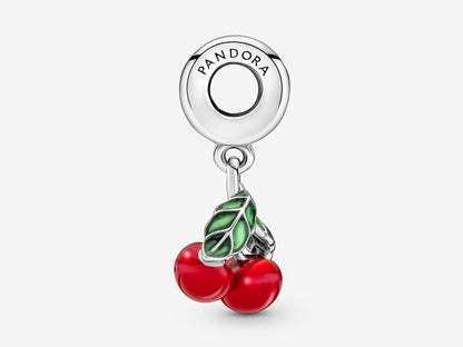 Asymmetrical Cherry Fruit Dangle Charm