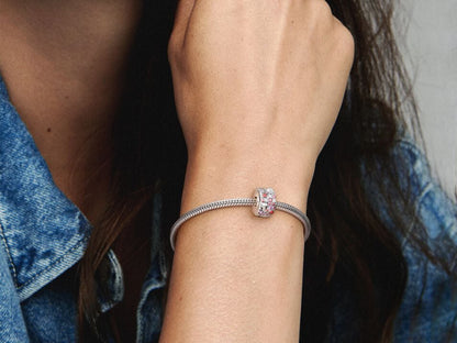 Asymmetrical Heart Pavé Clip Charm