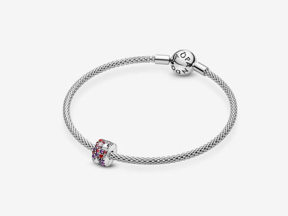 Asymmetrical Heart Pavé Clip Charm