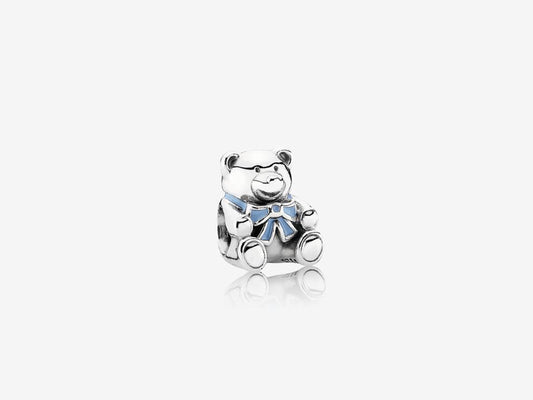 Baby Boy Teddy Charm