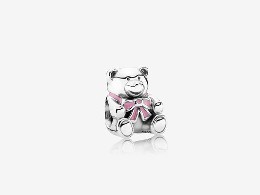 Baby Girl Teddy Charm