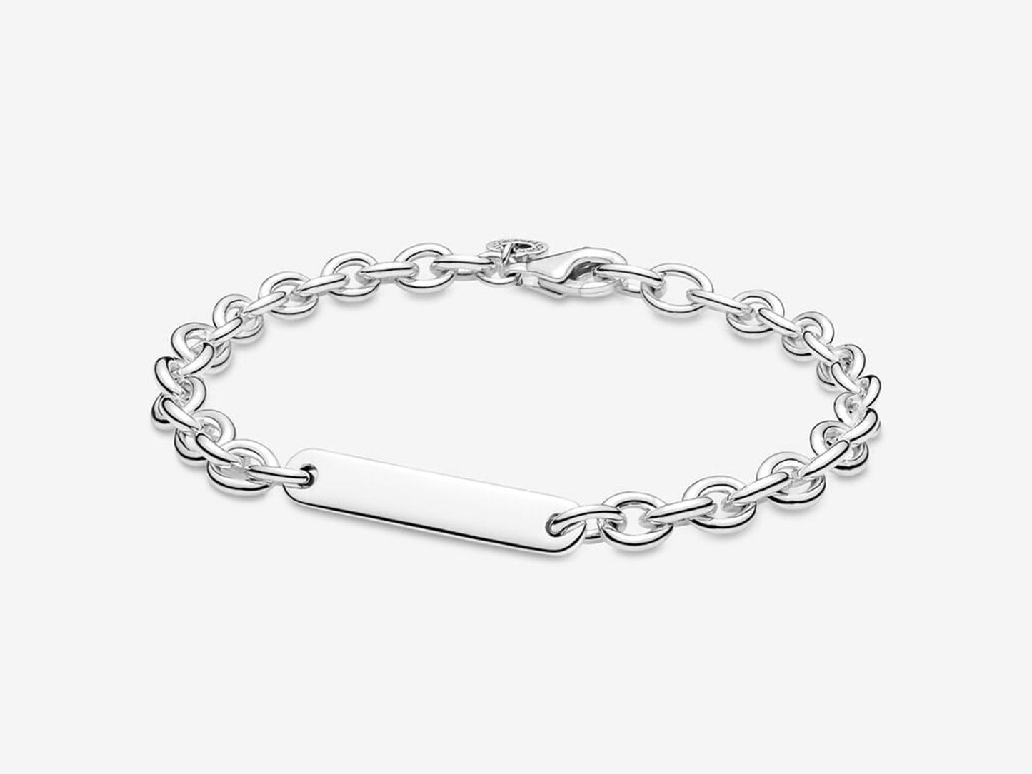 Engravable Bar Link Bracelet
