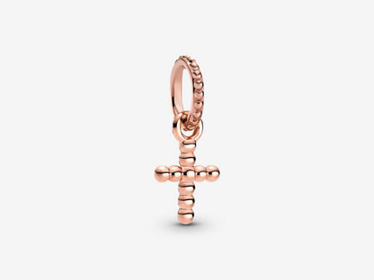 Beaded Cross Charm