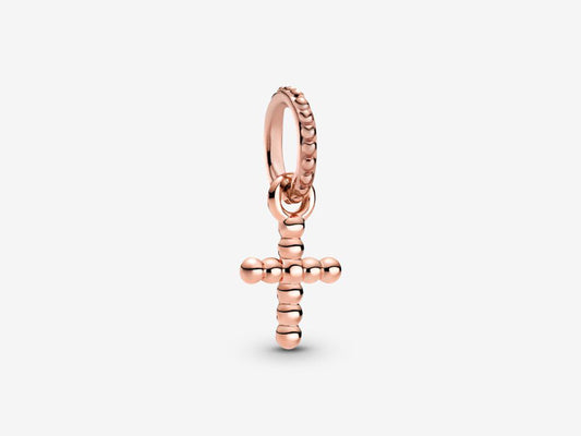 Beaded Cross Charm
