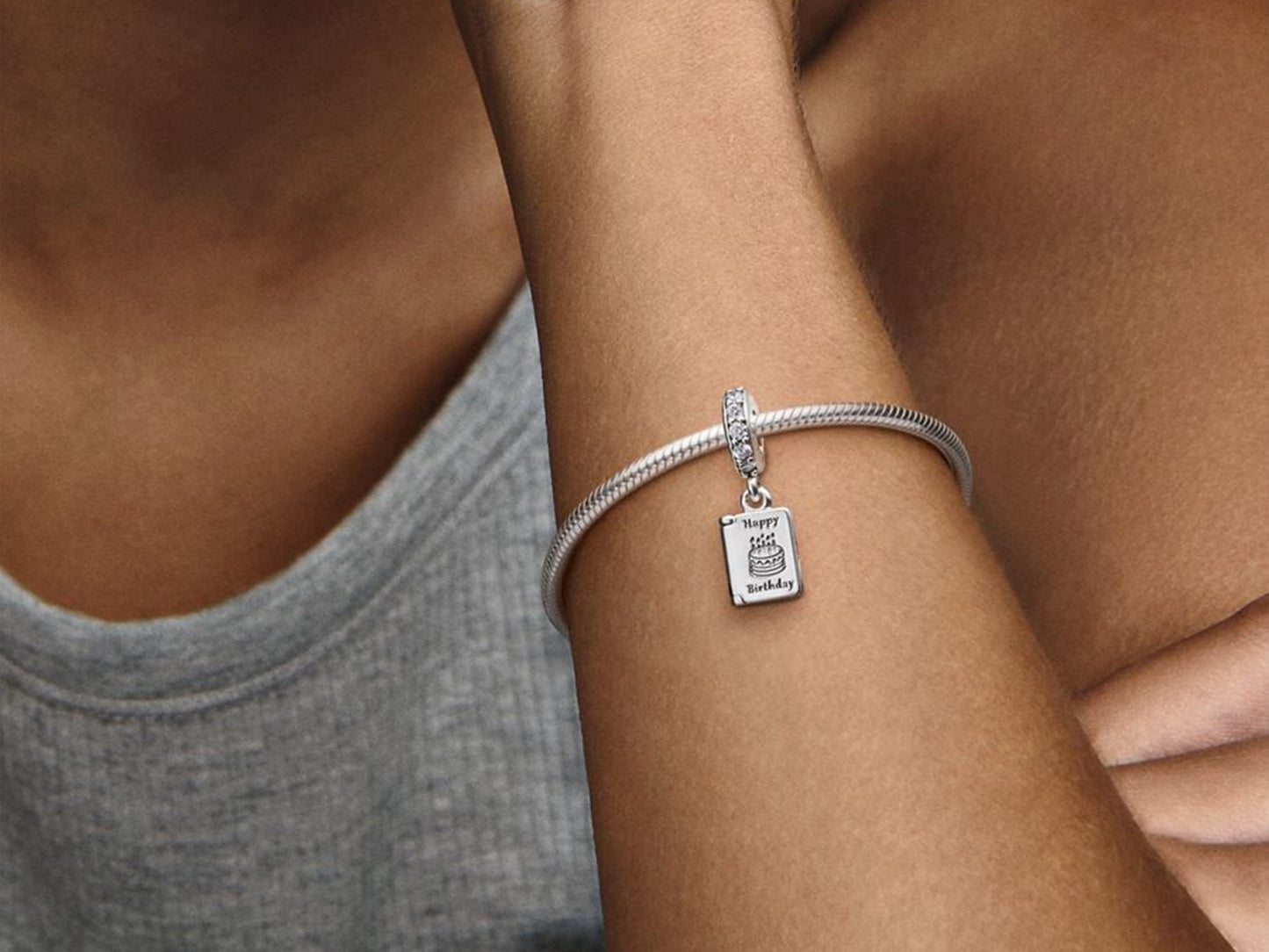 Birthday Card Celebration Charm