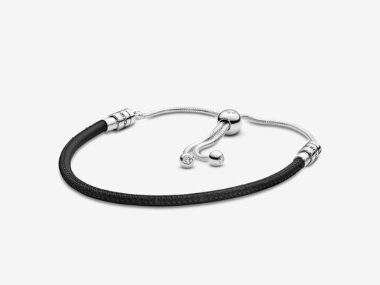 Black Leather Bracelet