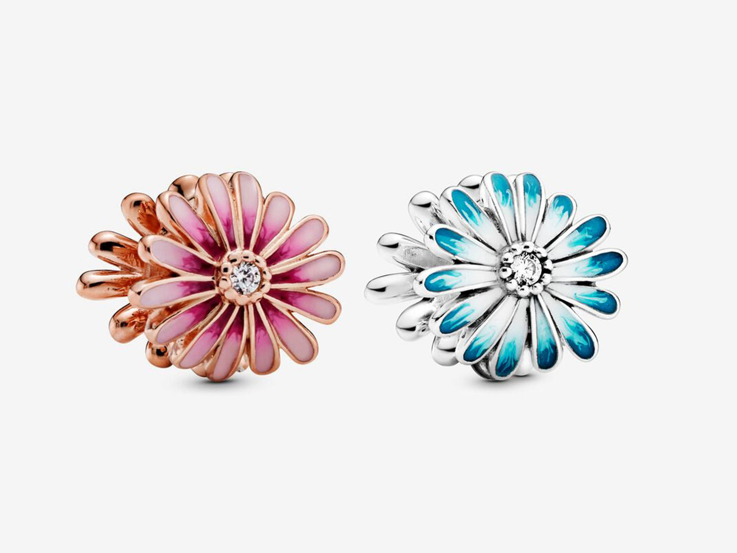 Blue Daisy Charm