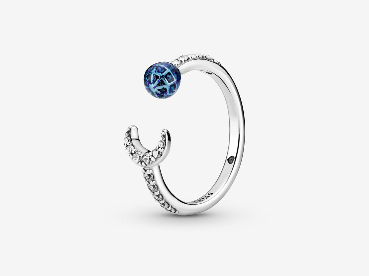 Blue Earth & Moon Ring