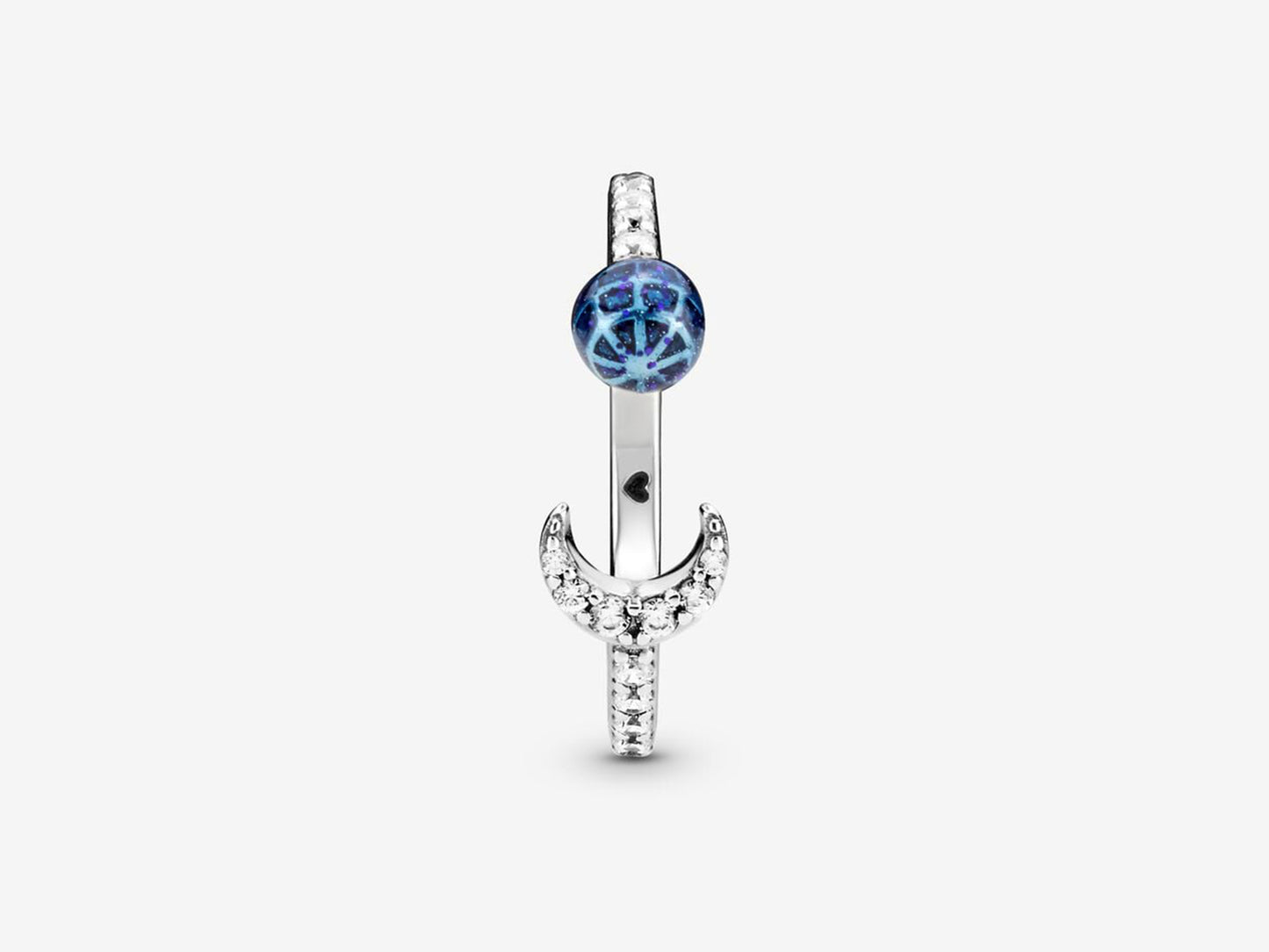 Blue Earth & Moon Ring