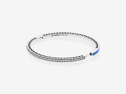 Blue Heart Charm Bracelet