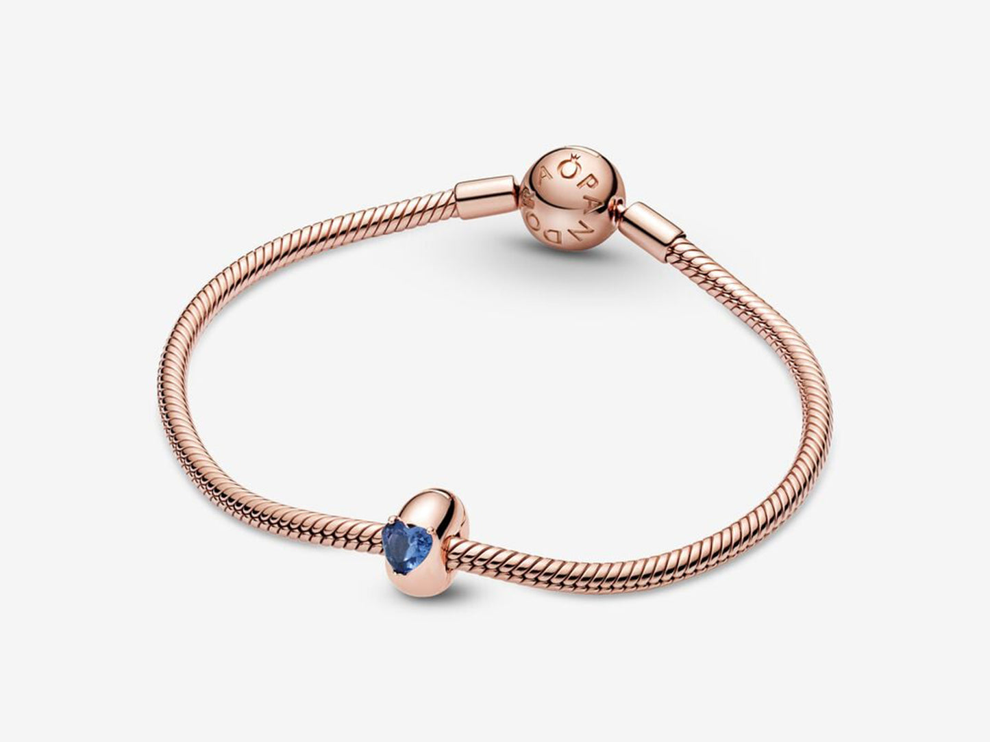 Blue Heart Clip Charm