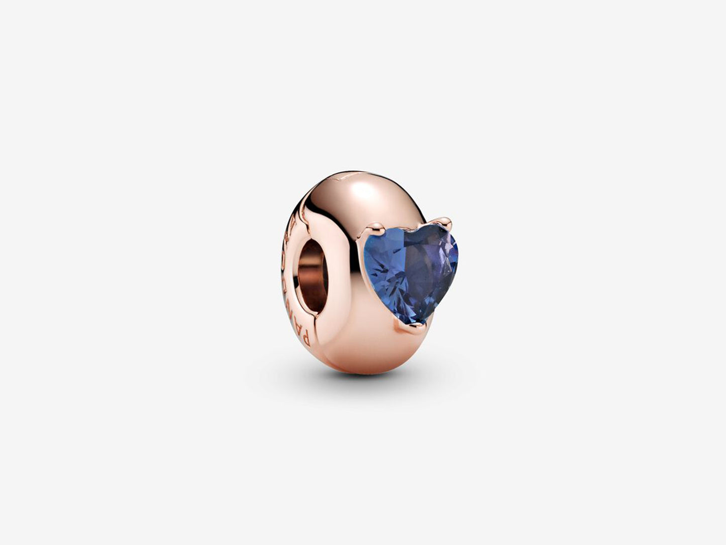 Blue Heart Clip Charm