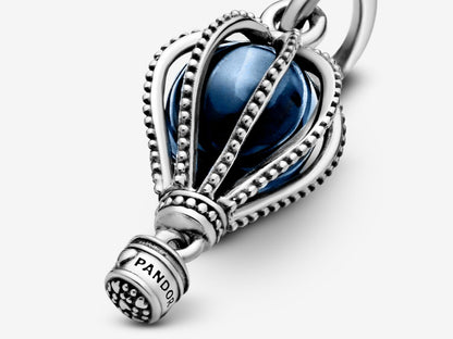 Blue Hot Air Balloon Charm