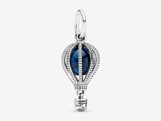 Blue Hot Air Balloon Charm