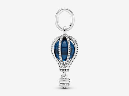 Blue Hot Air Balloon Charm