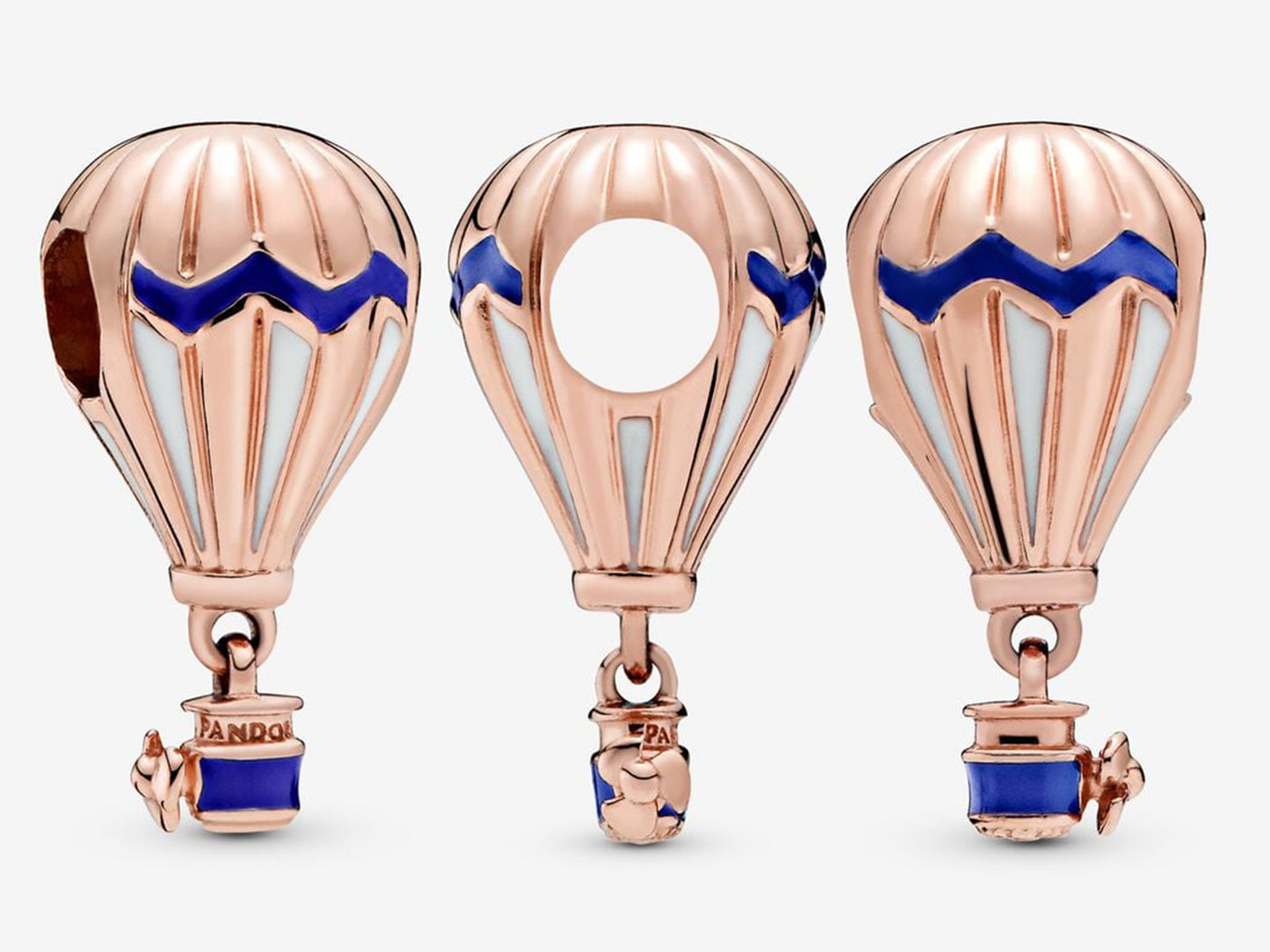 Blue Hot Air Balloon Charm
