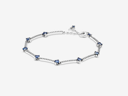 Blue Pave Link Chain