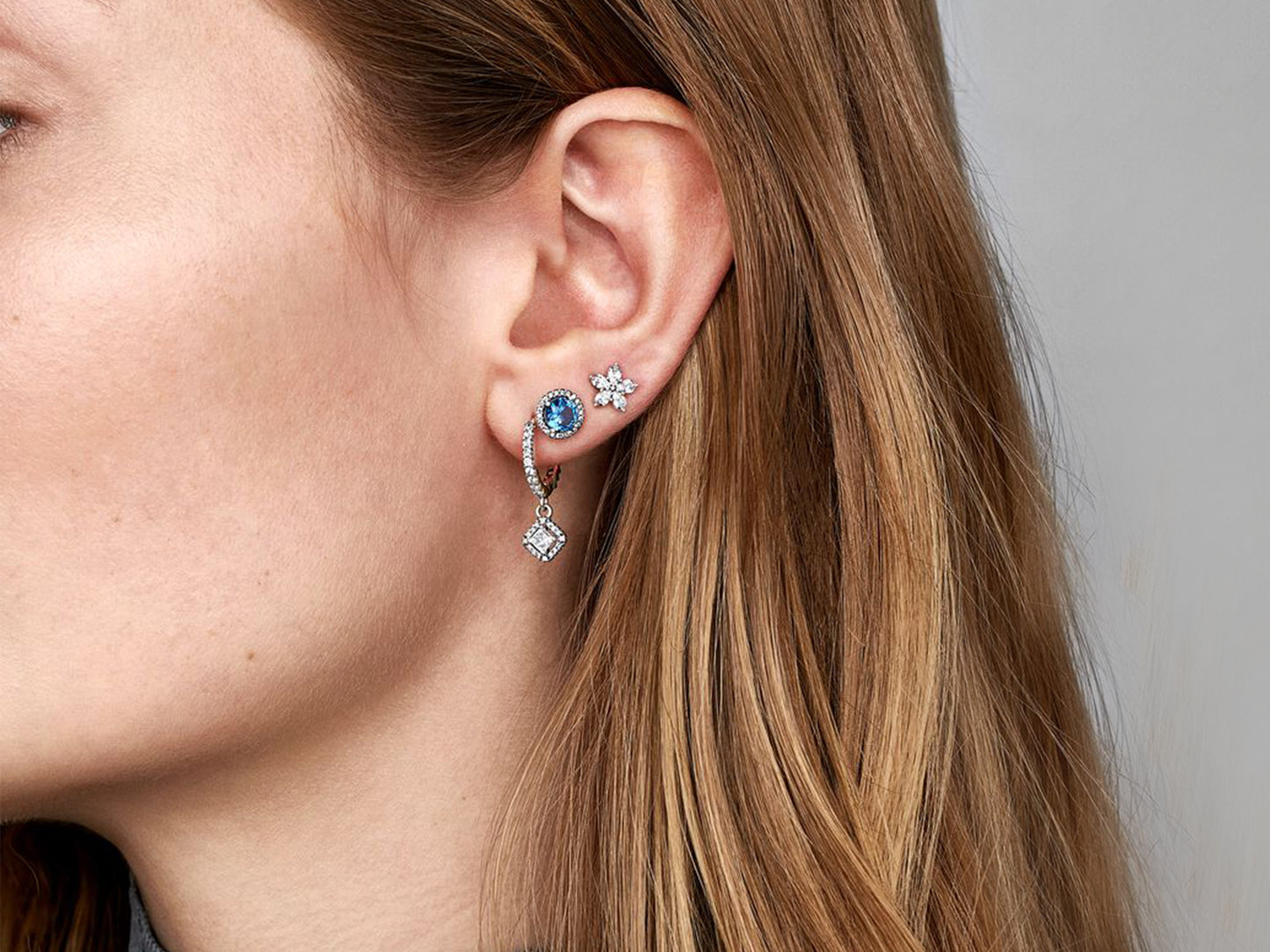 Blue Sky Radiance Stud Earrings