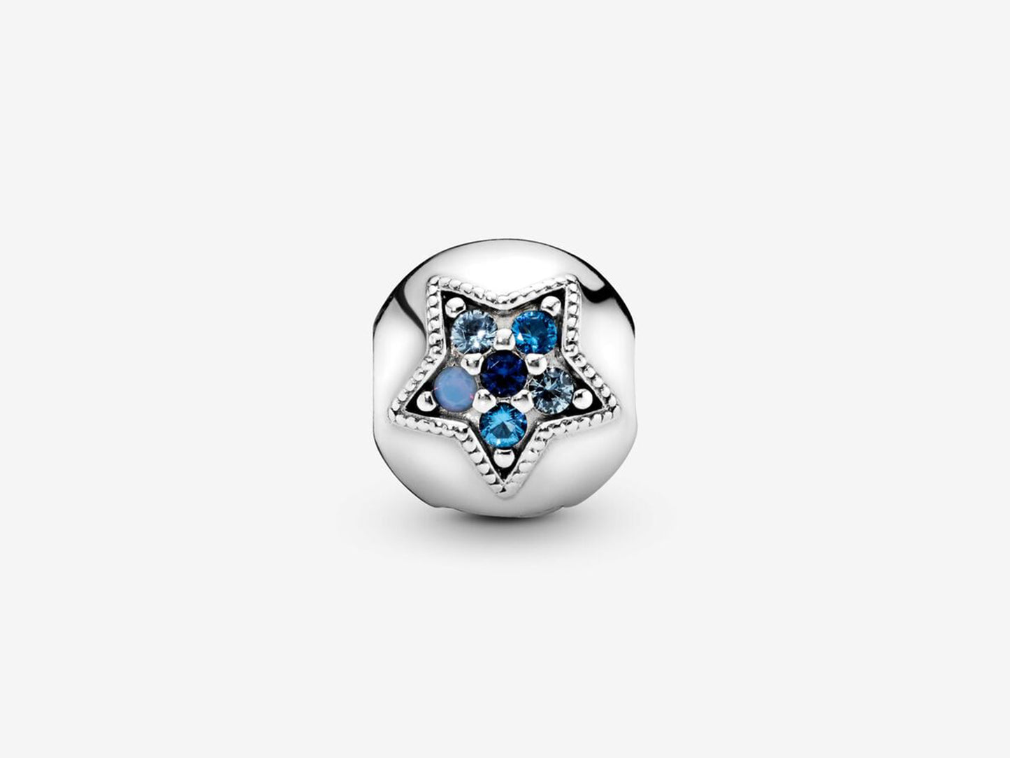 Blue Star Fixed Clip Charm