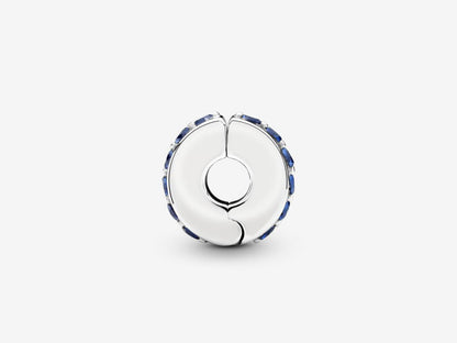 Blue Sparkle Clip Charm