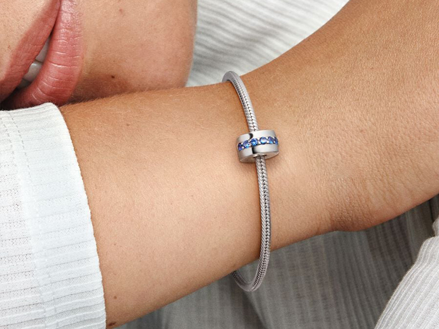 Blue Sparkle Clip Charm