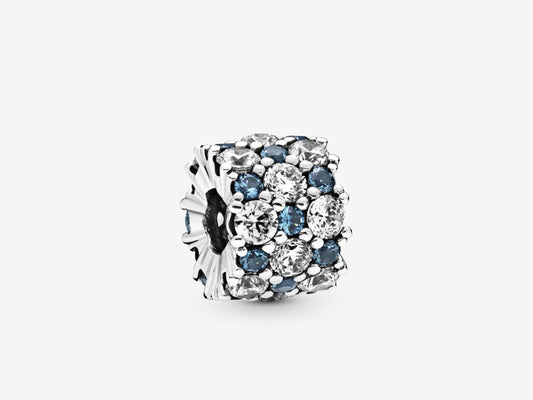 Blue and Clear Sparkle Charm